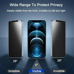 1-5PCS Anti-Spy Glass for iPhone 15 14 13 12 11 16 17 Pro Max Mini X XS XR 7 8 6 Plus Privacy Screen Protector For iPhone 17