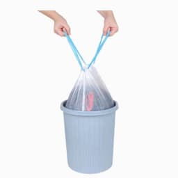 45x50cm Scented Drawstring Trash Bags - Thickened Large Fragrant Garbage BagswithHandles, 4 Scents (Rose/Lavender/Lemon/Vanilla)