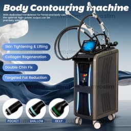 High Performance Cool Waves RF Body Slimming Machine with 3 Handles for Facial Lifting Weight Loss and Skin Firming