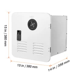 SucceBuy RV Tankless Water Heater Instant Shower 15 x 15 in Optimized Comfort Performance Hot Water Ideal for RVers' Family