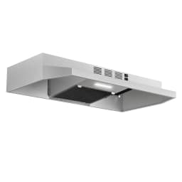 24/30/36" Under Cabinet Range Hood 280CFM Convertible Ducted/Ductless, 2-Speed & LED Light,Stainless Steel,Removable Filter