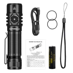 Sofirn SC29 3000 Lumens EDC Flashlight Rechargeable XHP50B LED Powerful 21700 Torch Light Lantern IPX8 for Camping Fishing