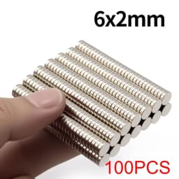 6x2mm Super Strong Neodymium Magnet N35 NdfeB Permanent Magnetic imanes Round Powerful Magnets Refrigerator Magnet