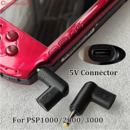 1/2/10PCS 5V Type-C to DC Power Charge Convert For PSP 1000 2000 3000 Mini USB Charging Convert Adapter DC 4.0x1.7mm