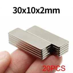 30x10x2mm Super Strong Neodymium Magnet N35 NdfeB Permanent Magnetic imanes Block Powerful Magnets Refrigerator
