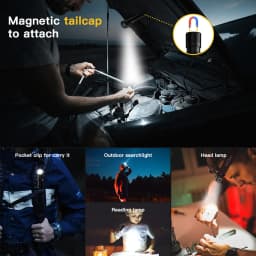 Sofirn-SP40A 1200lm Headlamp TN-3535 18650 Rechargeable Headlight TIR Optics Lens USB C Flashlight with Magnet Tail Cap