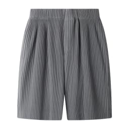 Miyake Pleated Shorts For Men Five-point Pants Baggy Casual Sports Shorts Japanese Pleated pants