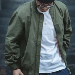 Maden Retro MA1 Bomber Flight Jackets Green Windproof Pilot Jacket Casual Motorcycle Baseball Coat for Men's Spring and Autumn