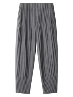 Miyake Pleated Japanese Harem Pants Men Loose Pants Breathable Low-crotch Vintage Clothing