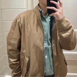 Men's Casual Jacket Daily Basic Style Long Sleeved Stand Collar Collar Solid Color Pocket Pure Cotton Autumn and Winter Jacket