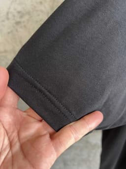 Fashionable printed pure cotton black dictionary, trendy, casual, loose and personalized pullover with a round neck