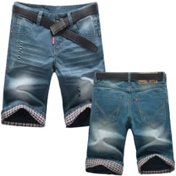 Black Slim Fit Cargo Pants Men's Streetwear Jeans Denim Trousers Korean Fashion Baggy Jeans Homme for Men