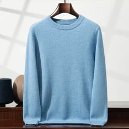 2025 New Autumn 100% Cashmere Sweaters Men O-Neck Knit Pullover Winter Thickened Long Sleeve Casual Tops Men's Bottoming Sweater