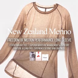 Men's Merino Wool Blend Base Layer Long Sleeve Shirt Lightweight Breathable Athletic Top for Hiking Running Quick Dry Outdoor