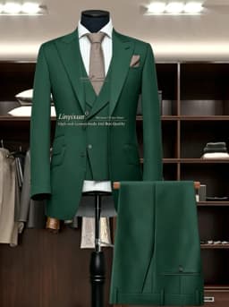 Fashion Man Suit for Wedding Slim Peaked Lapel Multiple Button Customized Business Office Men 2 Piece Set Groom Tuxedo Outfit