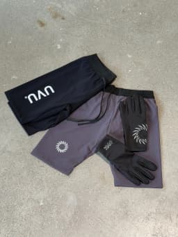 Uvu running yoga long shorts outdoor running sports fitness stretch pressure pants