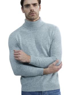 Men Knitted Sweaters Cashmere Sweater 100% Merino Wool Turtleneck Long-Sleeve Thick Pullover Winter Autumn Male Jumpers Clothing