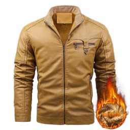 Waterproof Motorcycle PU Jacket Biker velvet Leather Coats men Fleece Hooded Motorcycle Pu Leahter New Men's Leather Jackets