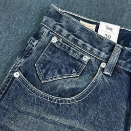 Heavy straight leg jeans men American retro May khaki trend pants blue wash old wear