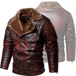 Men's Leather Jackets Autumn Casual Motorcycle PU Jacket Biker Leather Coats Brand Clothing EU Size