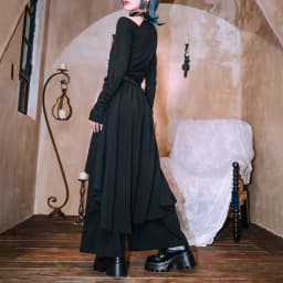 Dark Gothic Embroidered Ribbon Layered Irregular Skirt Pants Genderless Streetwear Y2k Japanese Hakama Samurai Pants Unisex 2024