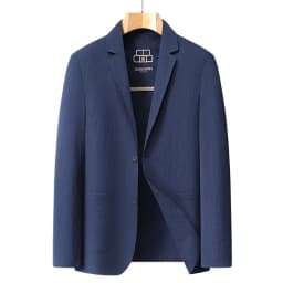 Men's Premium Blazer Top Spring New Summer Solid Color Cool Business Casual Sun Protection Jacket Minimalist Office Urban Wear