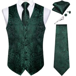 Pure White Wedding Vest for Man Sleeveless V-neck Satin Luxury Men Waistcoat Necktie Pocket Square Cufflinks Clip 5 PCS Set Gift