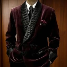 1 Piece Long Men Suit Jacket for Wedding 2024 Shawl Lapel Velvet Smoking Suit Blazer for Dinner Party Coat Ready to Ship