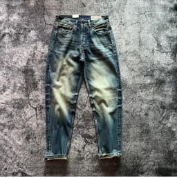 Heavyweight Heavy Washed Denim Jeans for Men Autumn Winter Vintage Selvedge Soft Loose Straight Pants 100% Cotton Y2k Youth Male