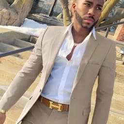 Navy Blue Men's Suit 2 Piece Business Formal Work Wear Wedding Groom Tuxedo Custom Dress Male 2024 Blazer