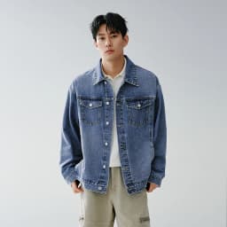 Semir Retro Jacket Unisex 2026 Spring Denim Loose Lapel Casual Versatile Fashion Comfortable Daily Wear Outerwear