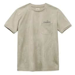 Maden Men's Workwear T-Shirt Square Pocket Letter Print Crew Neck Casual Short Sleeve Summer Lightweight Streetwear Top
