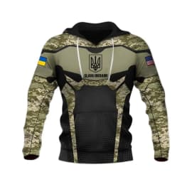 Hoodies Ukrainian Flag National Emblem 3d Print Sweatshirts Men Women Unisex Hooded Oversized Hoodie Fashion Kids Pullover Coat