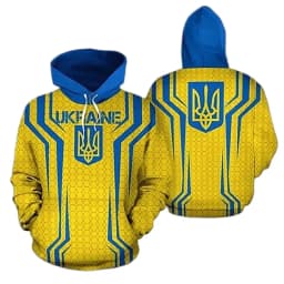Hoodies Ukrainian Flag National Emblem 3d Print Sweatshirts Men Women Unisex Hooded Oversized Hoodie Fashion Kids Pullover Coat