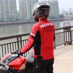 Honda Summer Off-Road Motorcycle Racing Suit Anti-Fall Breathable Mesh Jacket Men's And Women's Riding Gear