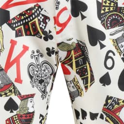 2026 New Thin Mens Suit Two-Piece, Poker Pattern Printed Decorative Jacket With Trousers, Fashion Casual Men Sets