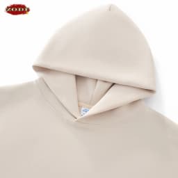 ZODF Trendy Winter 350gsm Solid Fleece Hooded Hoodies For Man Unisex Boxyfit Solid Warm Pullovers Brand Clothing HY0038