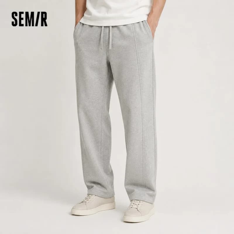 Semir Casual Sweatpants Men 2025 Autumn New Sports Knit Pants Versatile Loose Straight Leg Unisex Men's & Women's Clothing