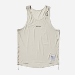 SATISFY Space Singlet sleeveless running vest breathable mesh letter print vest