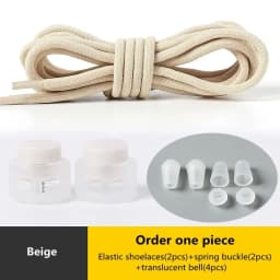 Elastic laces Sneakers Round Lock Shoelaces without ties Kids Adult Quick Shoe laces Rubber Bands lazy Shoeace for Shoes