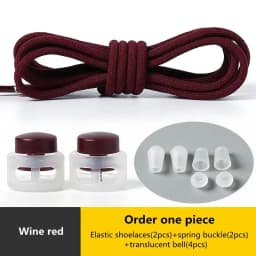 Elastic laces Sneakers Round Lock Shoelaces without ties Kids Adult Quick Shoe laces Rubber Bands lazy Shoeace for Shoes