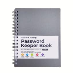1 Password Storage Book, Letter Password Log and Organizer, Mini Size Personalized Password Log