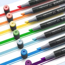 Finecolour EF103 Double-Headed Sketch Markers Pen Alcohol Based Art Markers Oily Soft Artist Manga School Supplies 12Colors