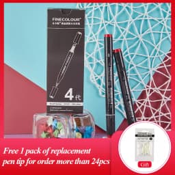Finecolour EF103 Double-Headed Sketch Markers Pen Alcohol Based Art Markers Oily Soft Artist Manga School Supplies 12Colors