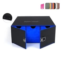 Storage Box For 1800+ Trading Cards PU Leather Commander Card Deck Case Magnetic Closure Card Holder Fits for Magic Game Cards
