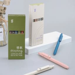 Piloting Morandi Colour Gel Pens Soft Touch Quick Dry Smooth 0.5mm Gel Ink Pen For School Student Writing Stationery Supplies