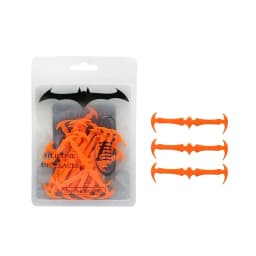 Bat Shape No Tie Shoe laces Silicone Shoelaces Without ties Elastic Laces Sneakers Kids Adult Rubber Shoelace for Shoes 12Pcs