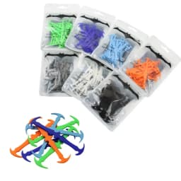 Bat Shape No Tie Shoe laces Silicone Shoelaces Without ties Elastic Laces Sneakers Kids Adult Rubber Shoelace for Shoes 12Pcs