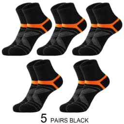 3 Pairs Men's Socks Hiking Black Sports Basketball Socks Casual Soft Running Summer Absorb Sweat Breathable Male Sokken Gifts