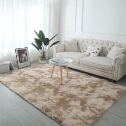 VIKAMA Tie-Dye Plush Carpet Living Room Decoration Soft Fluffy Home Mat Children's Room Baby Crawling Non-Slip Blanket
